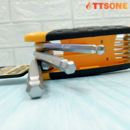 Bộ Lục Giác 8 Cây Đầu Bi TOLSEN 20068