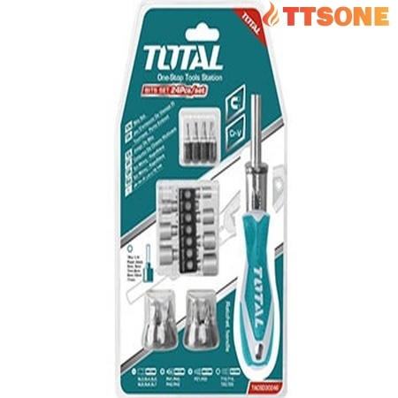 Bộ mũi vít 24 chi tiết Total TACSD30246