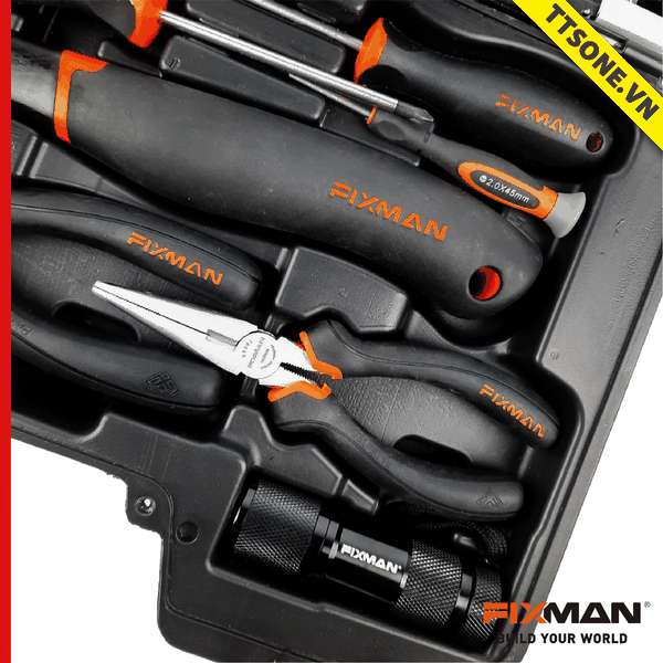 Bộ Dụng Cụ Sửa Chữa Cơ Khí 46 Chi Tiết FIXMAN BT46 - Chính hãng