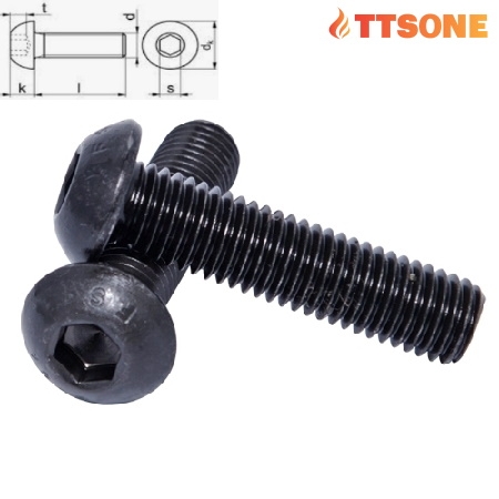 Bu Lông Lục Giác Chìm Chỏm Cầu M5