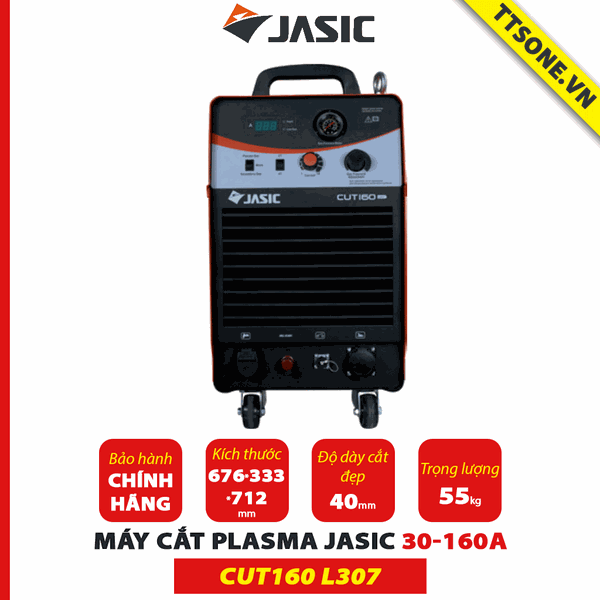 Máy Cắt Kim Loại Công Nghệ Hồ Quang PLASMA CUT160 L307 JASIC - Chính hãng