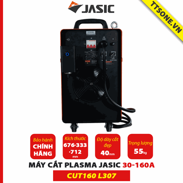 Máy Cắt Kim Loại Công Nghệ Hồ Quang PLASMA CUT160 L307 JASIC - Chính hãng