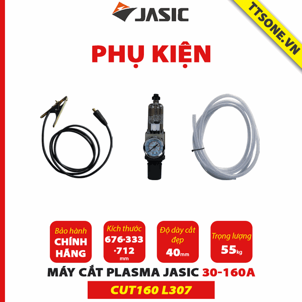 Máy Cắt Kim Loại Công Nghệ Hồ Quang PLASMA CUT160 L307 JASIC - Chính hãng
