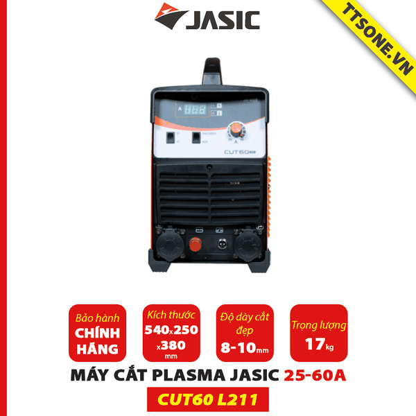 Máy Cắt Kim Loại Công Nghệ Hồ Quang PLASMA CUT60 L211 JASIC - Chính hãng