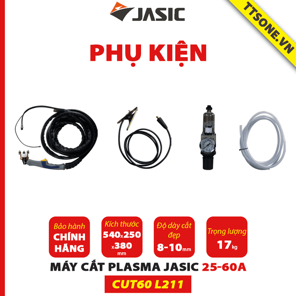 Máy Cắt Kim Loại Công Nghệ Hồ Quang PLASMA CUT60 L211 JASIC - Chính hãng