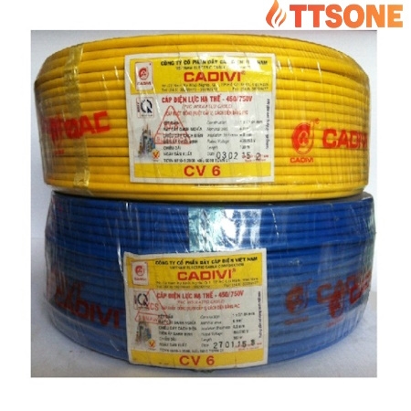 Dây Điện Bọc Nhựa PVC-450/750V CADIVI VC-2,5