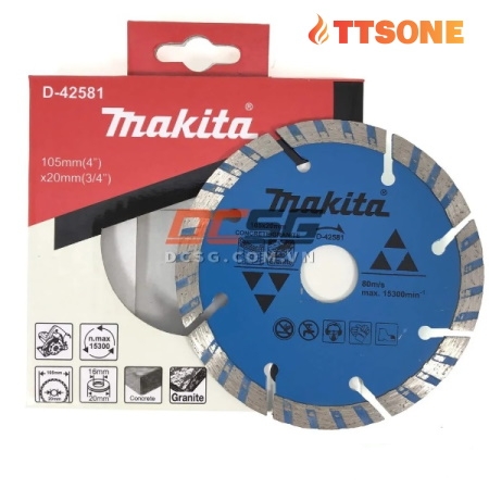 Đĩa cắt kim cương 105x20mm Makita D-42581