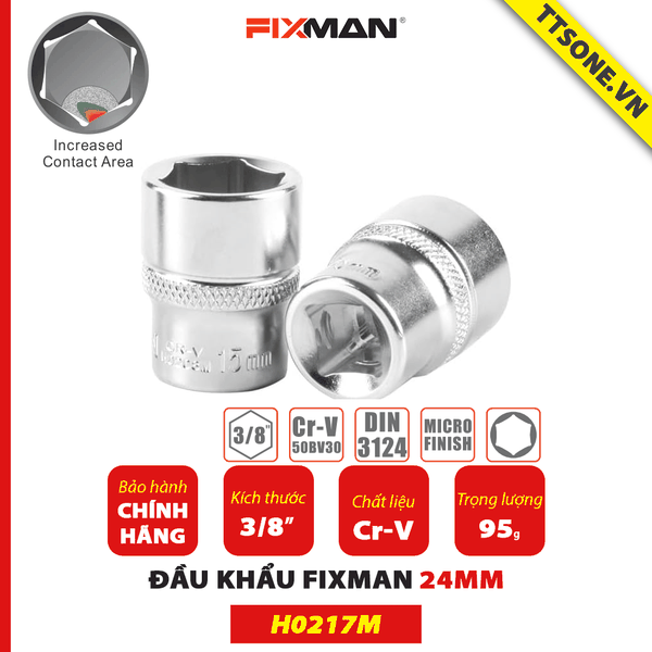 Đầu Khẩu Fixman H0212M 19mm - Chính Hãng