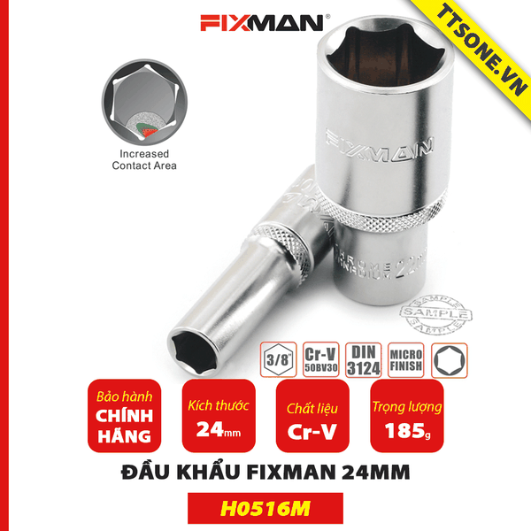 Đầu Khẩu Fixman H0516M 8-24mm - Chính Hãng