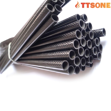 Ống Carbon 3K - Carbon 3K Tube 16mm OD x 14mm ID (1 Mét)