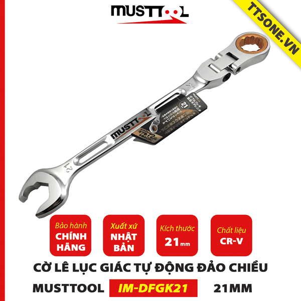 Cờ Lê Lục Giác 21mm MUSTTOOL IM-DFGK21 - Chính hãng