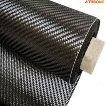 Vải Sợi Carbon 1K Dệt Thẳng 100-135gsm Cho Đồ Dùng Thể Thao