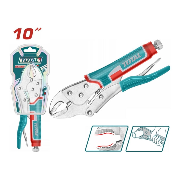 Kìm bấm chết (10") / Clamp pliers (10") TOTAL THT191002
