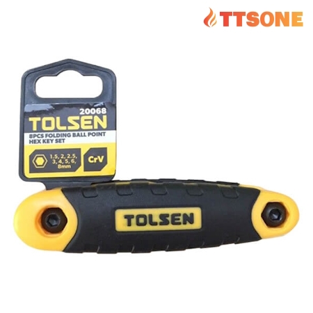 Bộ Lục Giác 8 Cây Đầu Bi TOLSEN 20068