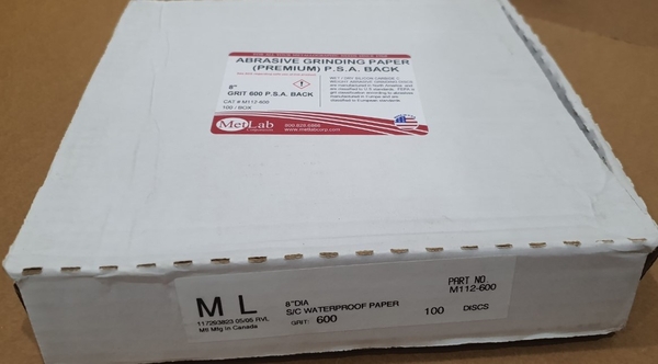 Nhám Đĩa METLAB M112-600 (P600, 205mm) Hộp 100 Chiếc