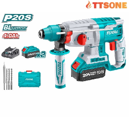 Máy Khoan Búa Dùng Pin TOTAL TRHLI202287 - Chính Hãng