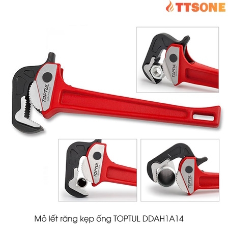 Mỏ lết răng TOPTUL