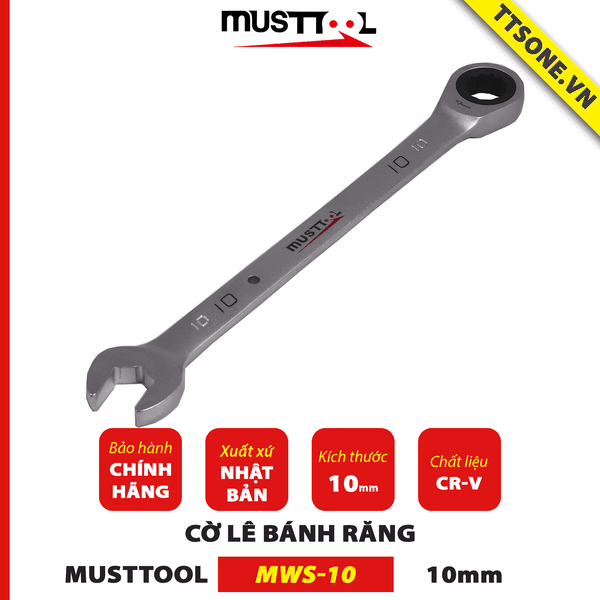 Cờ Lê Bánh Răng 14mm MUSTTOOL MWS-14 - Chính hãng