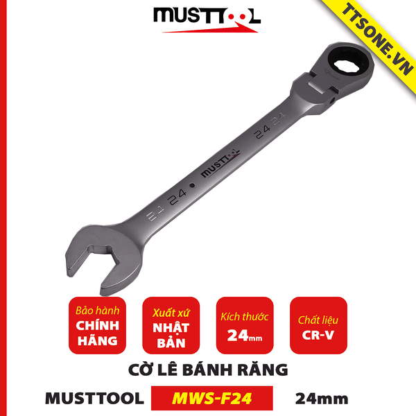 Cờ Lê Bánh Răng 17mm MUSTTOOL MWS-F17 - Chính hãng