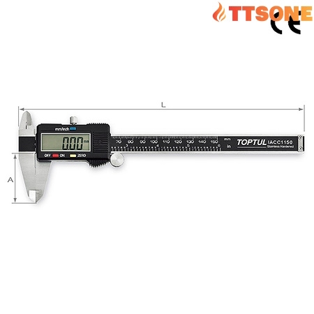 Thước cặp điện tử TOPTUL IACC1150 (150mm)