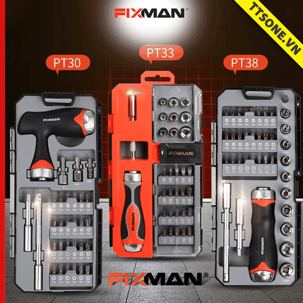 Bộ Tua Vít  38 Chi Tiết FIXMAN PT38 - Chính hãng