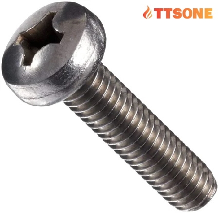 Vít Pake Đầu Tròn Thân BULONG DIN 7985 M4