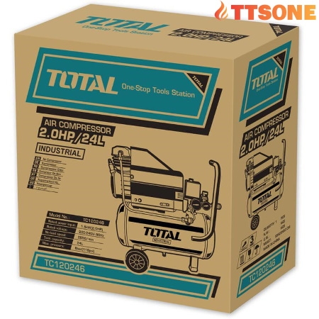 Máy Nén Khí Có Dầu 24 Lít TOTAL TC120246