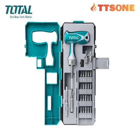 Bộ mũi vít 25 chi tiết Total TACSD30256
