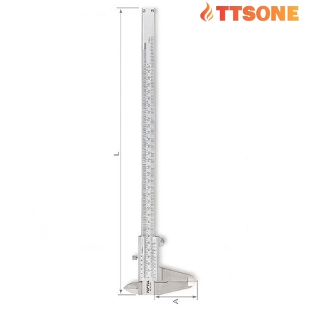 Thước cặp Vernier thép không gỉ TOPTUL IACA0300 (300mm)