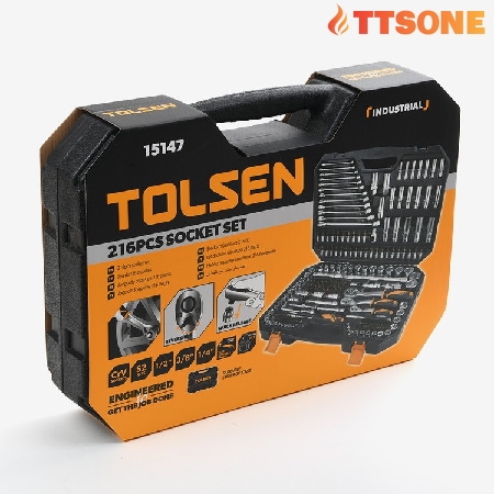 Bộ Dụng Cụ 216 Chi Tiết TOLSEN 15147