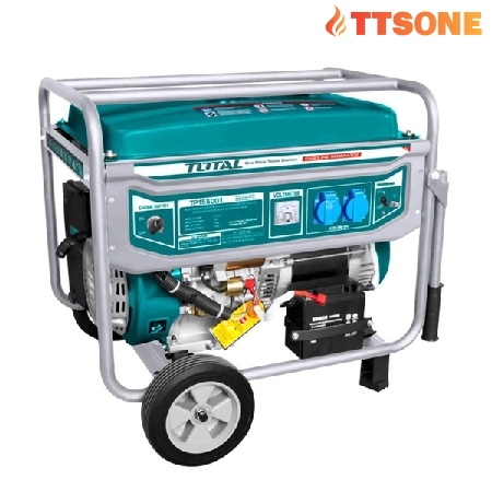 Máy Phát Điện Động Cơ Xăng TOTAL TP155001 - Chính Hãng