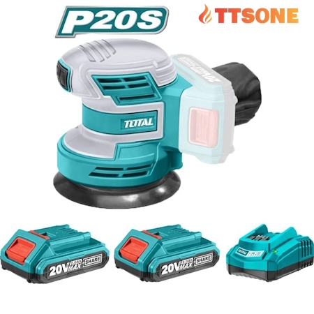 Máy Chà Nhám Tròn Dùng Pin 20V TOTAL TROSLI2001