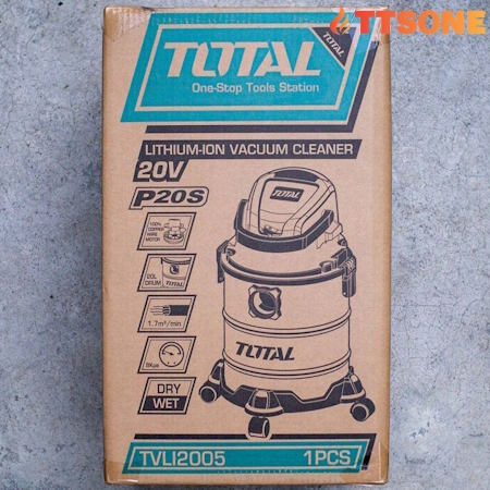 Máy Hút Bụi 20L Dùng Pin 20V TOTAL TVLI2005