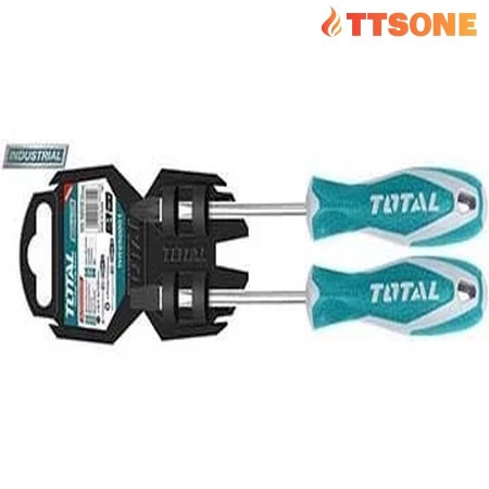 Bộ tô vít dẹp và bake 2 chi tiết TOTAL THT250201