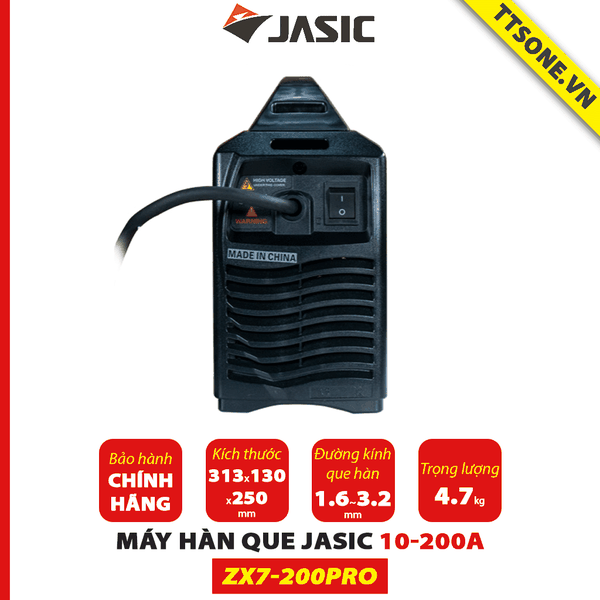 Máy hàn que ZX7-200PRO 10-200A JASIC - Chính hãng