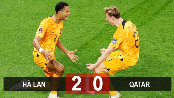 Kết quả tuyển Hà Lan 2-0 Qatar, World Cup 2022