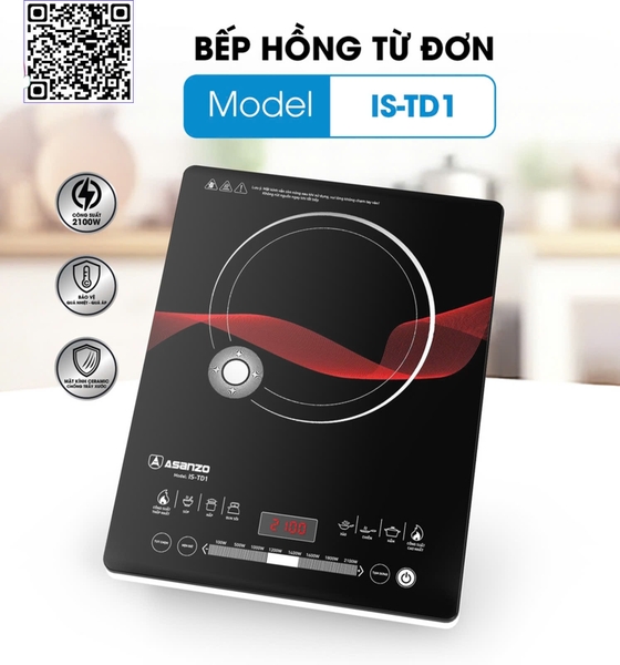 BẾP TỪ ĐƠN ASANZO IS-TD1