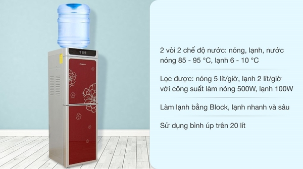 Máy nước uống nóng lạnh Kangaroo KG40N 600W