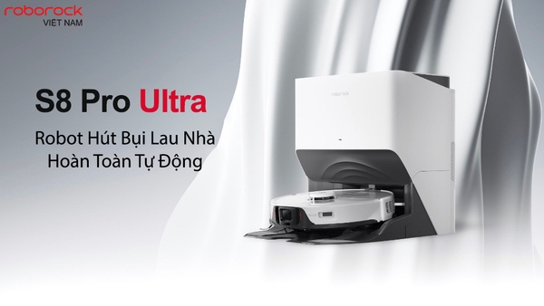 Robot hút bụi lau nhà Roborock S8 Pro Ultra