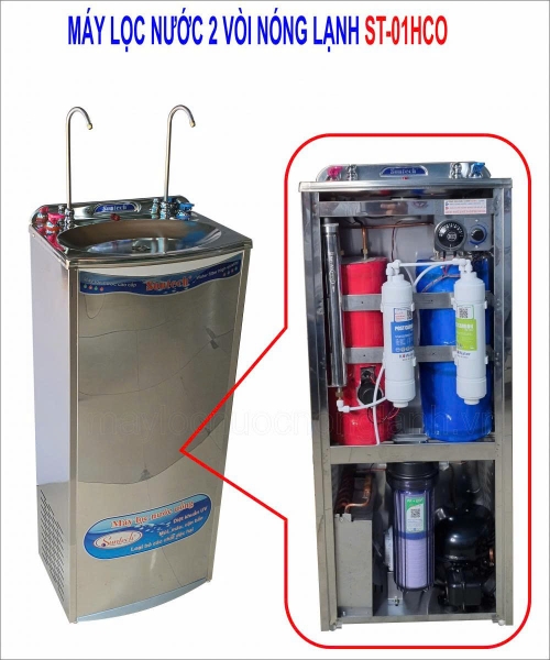 Máy lọc nước Suntech nóng lạnh 2 vòi ST-01HCO