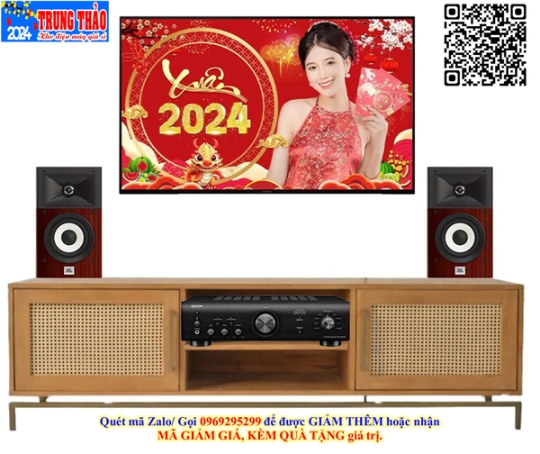 Dàn Nghe Nhạc Mini NN88 (JBL Stage A120, Denon PMA-600NE)