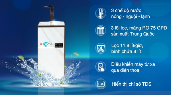 Máy lọc nước RO Toshiba TWP-W1905SV-MB (3 chế độ nước)