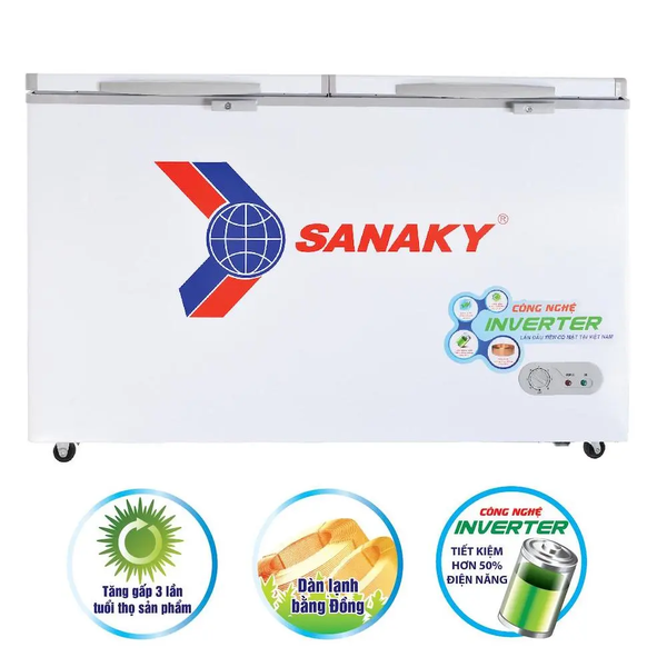 Tủ đông Sanaky 208 lít Inverter VH-2599A3
