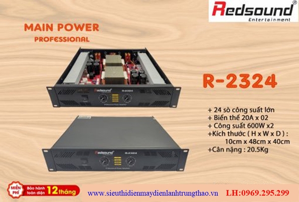 Main Công Suất REDSOUND 24 sò R2324