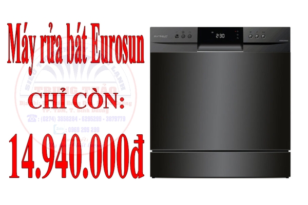 Máy rửa chén Eurosun SMS60E08EB