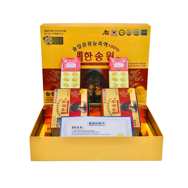 Tinh dầu thông đỏ chính phủ Dami Hansongwon - 120 viên