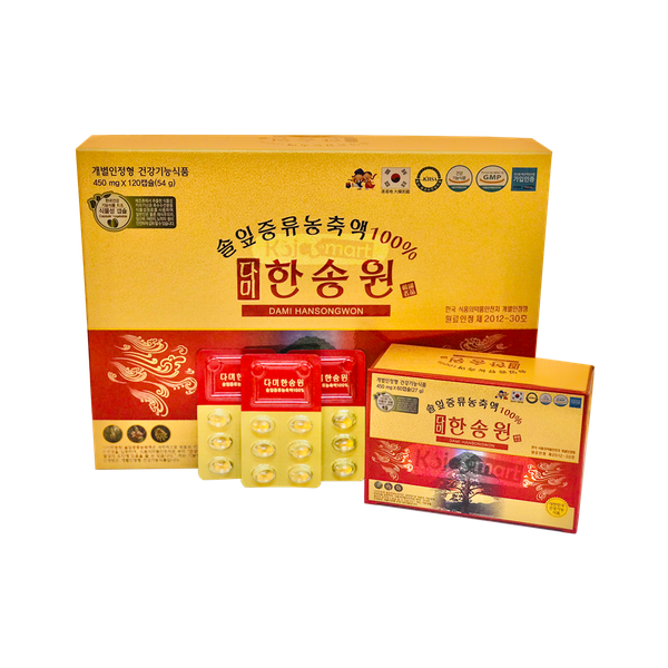 Tinh dầu thông đỏ chính phủ Dami Hansongwon - 120 viên