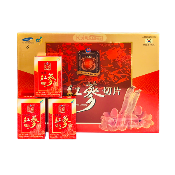 Sâm Lát Tẩm Mật Ong Sambok - 20g x 10 hộp
