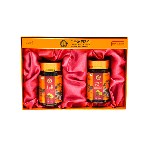 MUGUNGHWA Premium Ganoderma extract box of 2 bottles x 250g