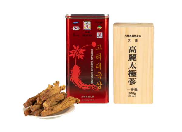 VVIP dried root-covered ginseng - 300g 10 roots